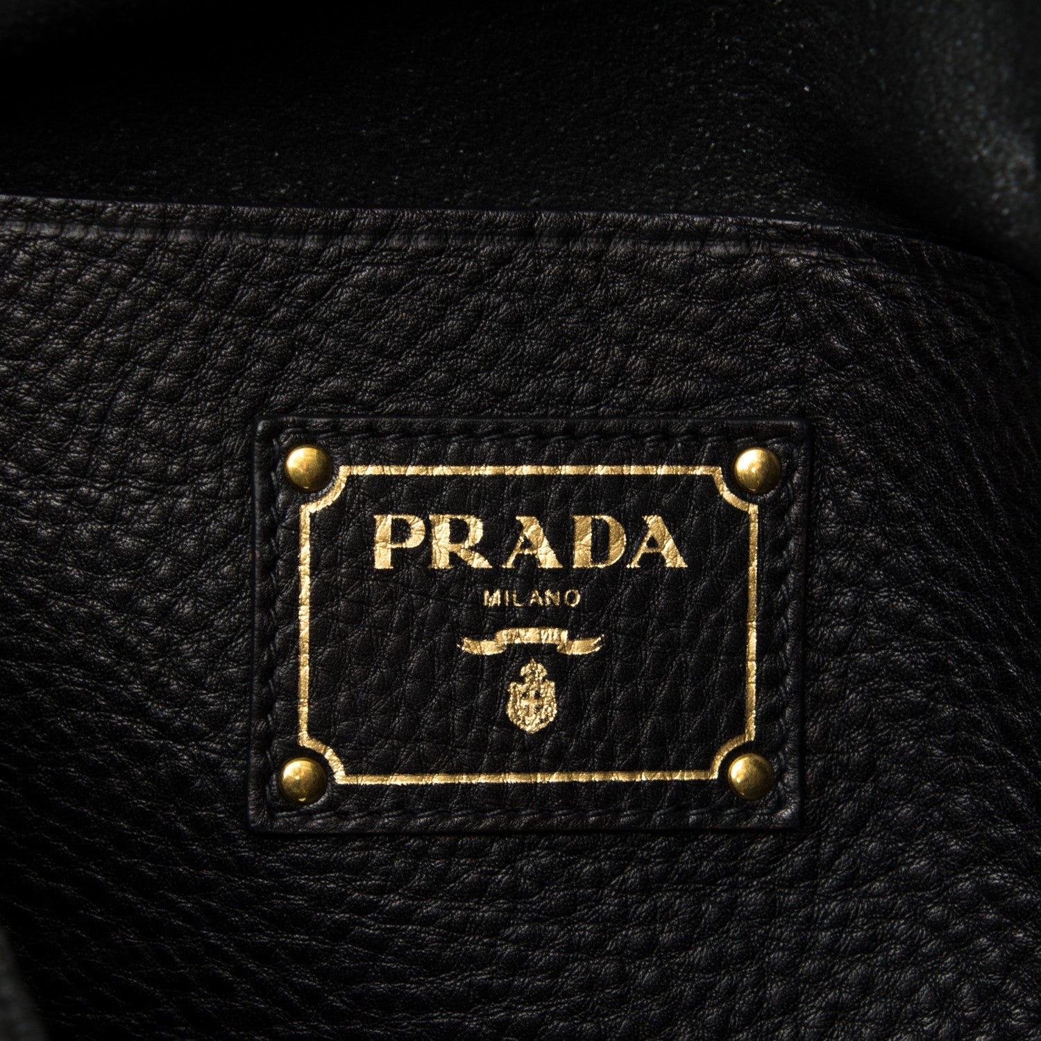 Prada Vitello Daino Tote Nero Black 6 of 8