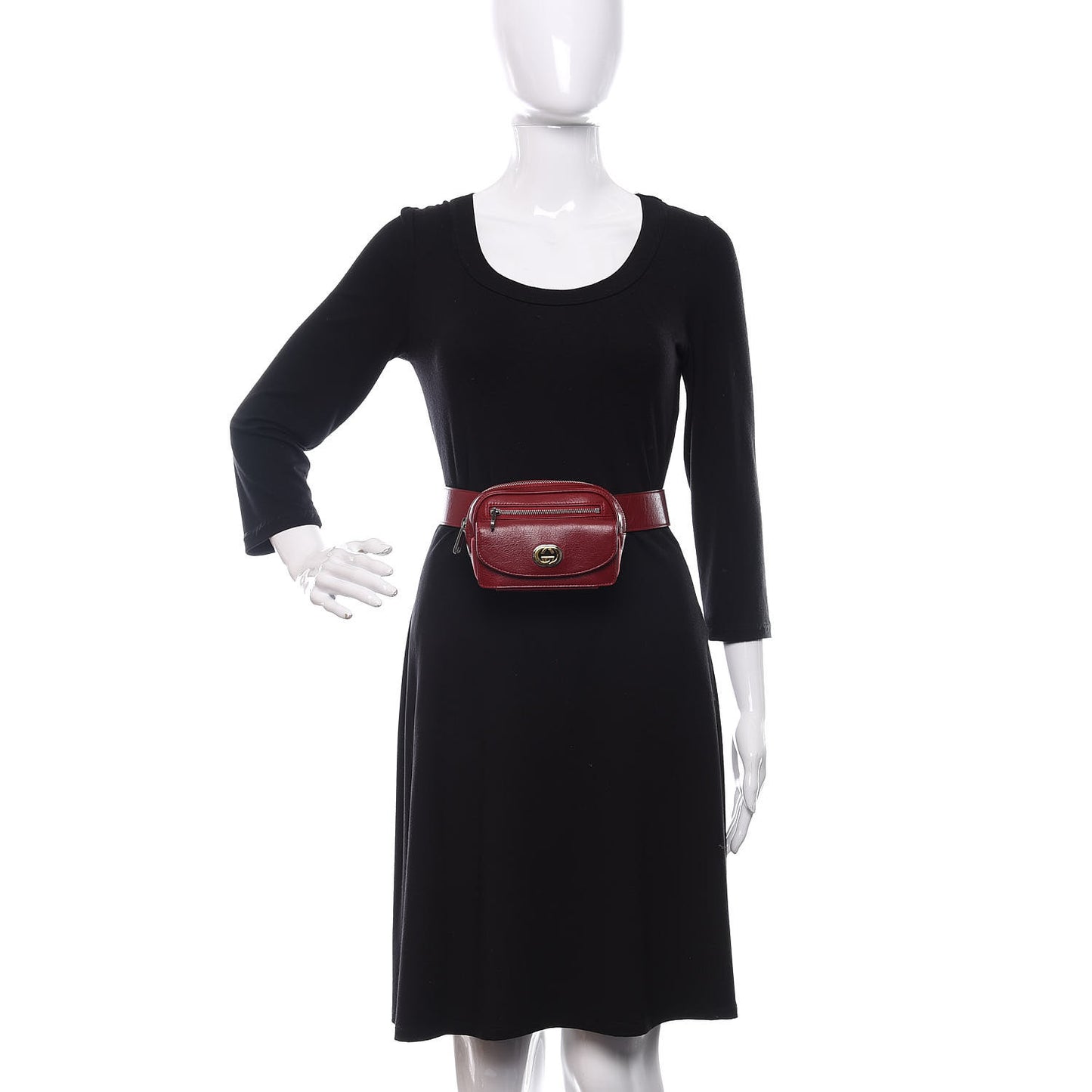 Fluffy Calfskin Mini Morpheus Belt Bag 70 28 Red
