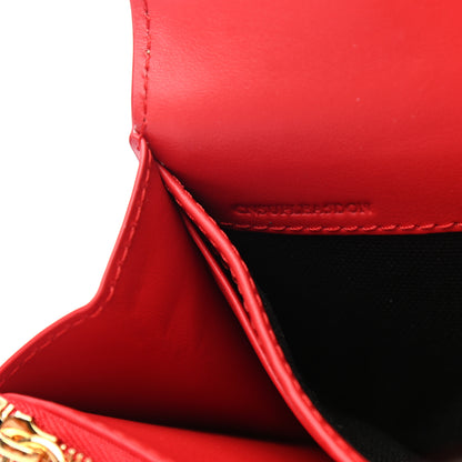 Burberry Haymarket Check Halton Wallet Red 8 of 8