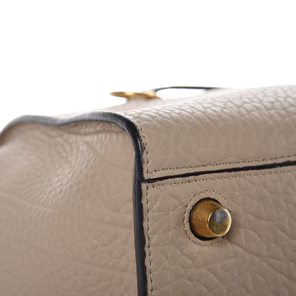 Celine Bullhide Calfskin Small Ring Bag Dune 10 of 16