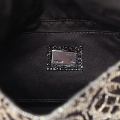 Fendi Lizard Beaded Mini Mama Baguette Brown 6 of 11