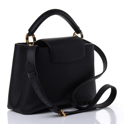 Louis Vuitton Taurillon Capucines BB Black 2 of 4
