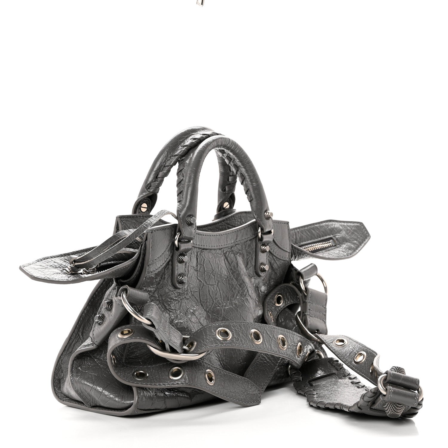 Balenciaga Agneau Arena Neo Cagole Handbag XS Dark Grey 3 of 8