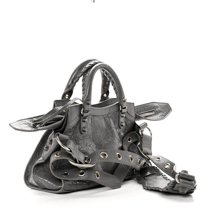 Balenciaga Agneau Arena Neo Cagole Handbag XS Dark Grey 3 of 8