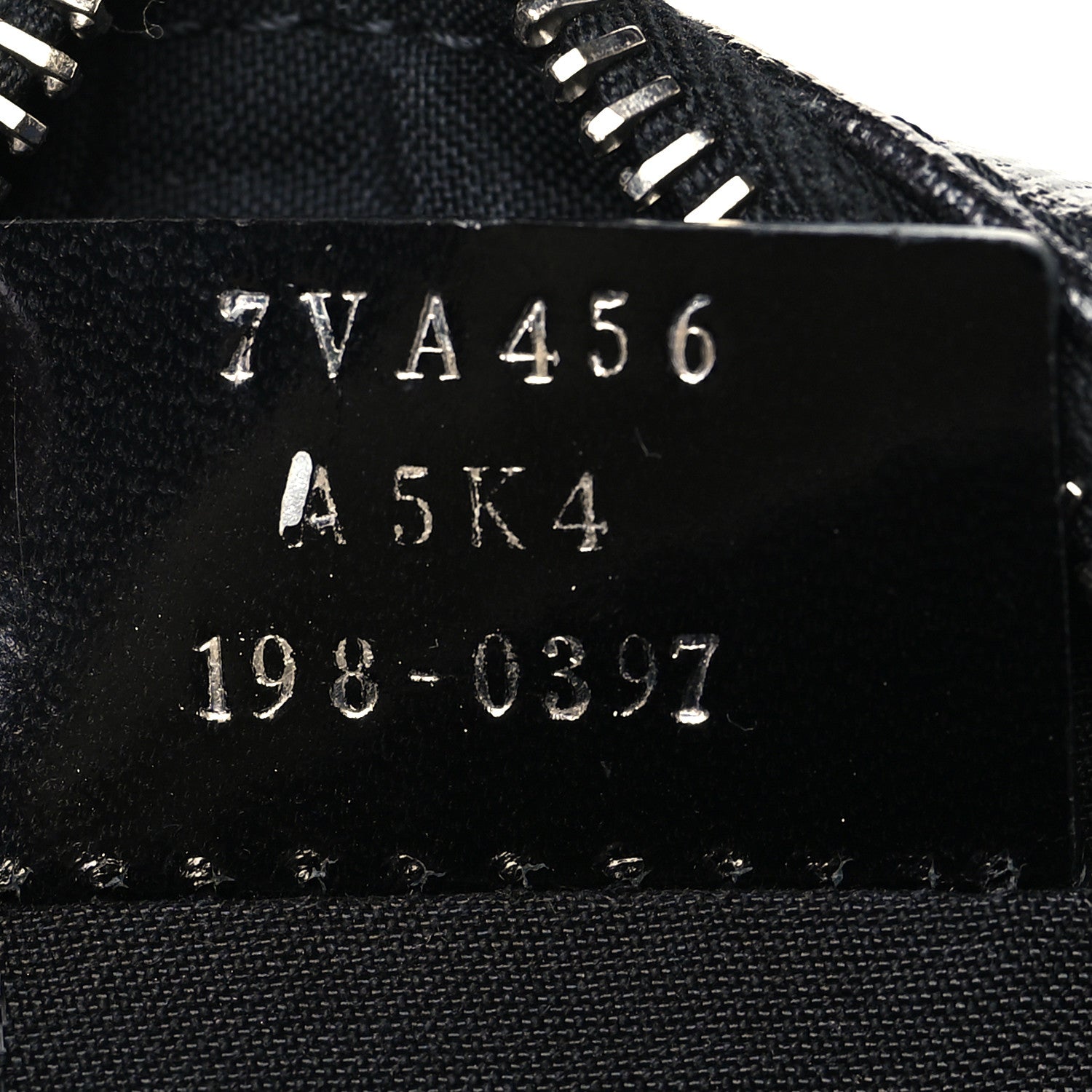 Fendi Glazed Fabric Vitello Century FF 1974 Stamp Patch Small Crossbody Messenger Black 7 of 10