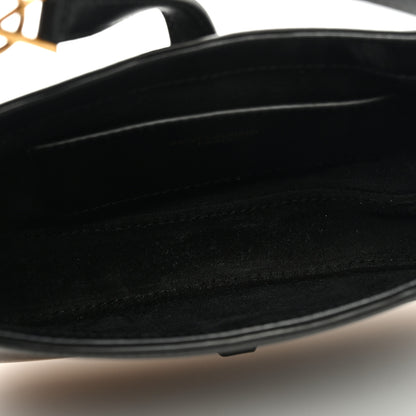 Saint Laurent Smooth Calfskin Le 5 A 7 Mini Hobo Black 5 of 10