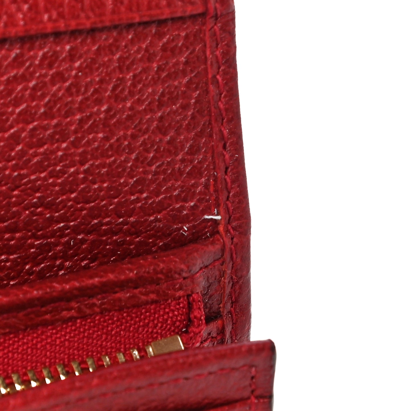 GG Supreme Monogram Flora Web Ophidia Card Case Red
