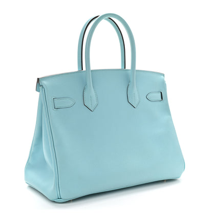 Hermes Epsom Birkin 30 Bleu Atoll 3 of 10