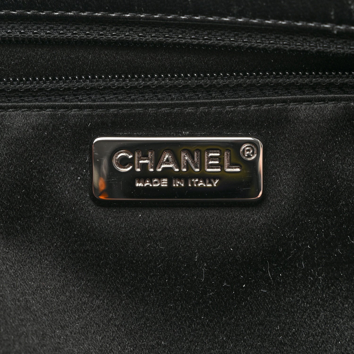 Chanel Lambskin Chevron Evening Clutch Black 6 of 13