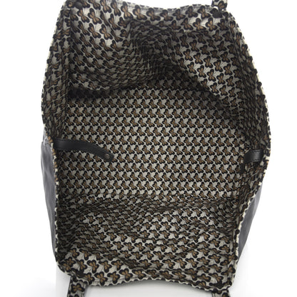 Bottega Veneta Nappa Nylon Medium Reversible Butterfly Shoulder Bag Black Cement 8 of 18