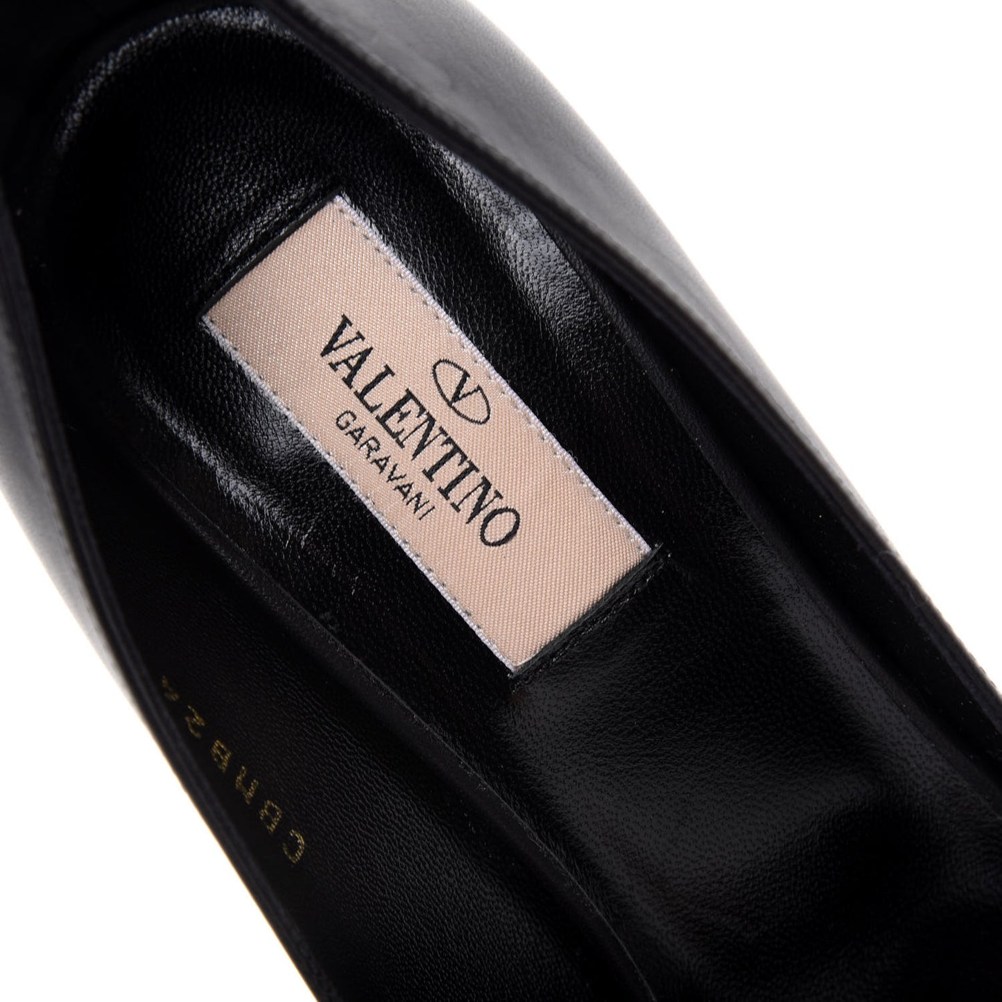 Calfskin Soul Rockstud Pumps 38.5 Black