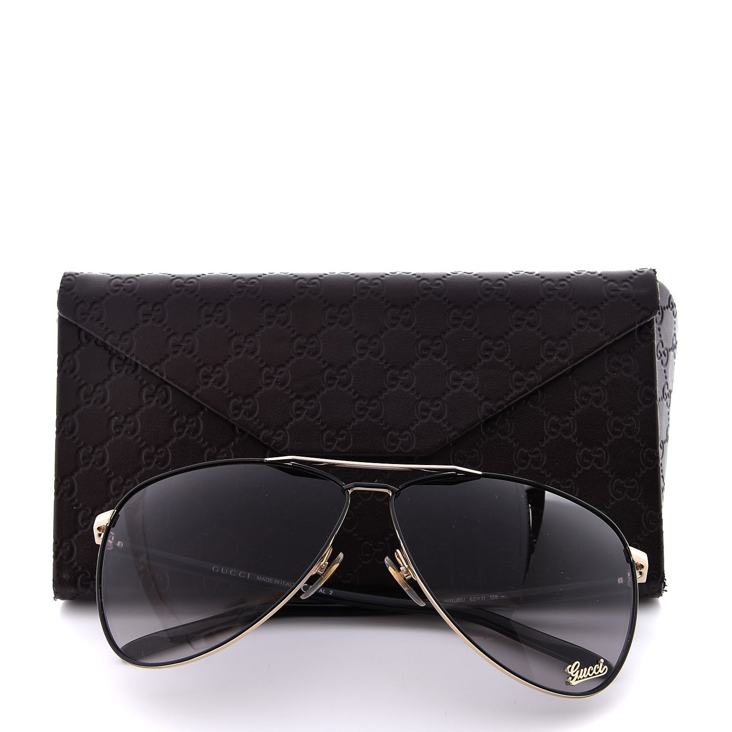 Gucci Aviator GG 4209/S Sunglasses Black 8 of 8