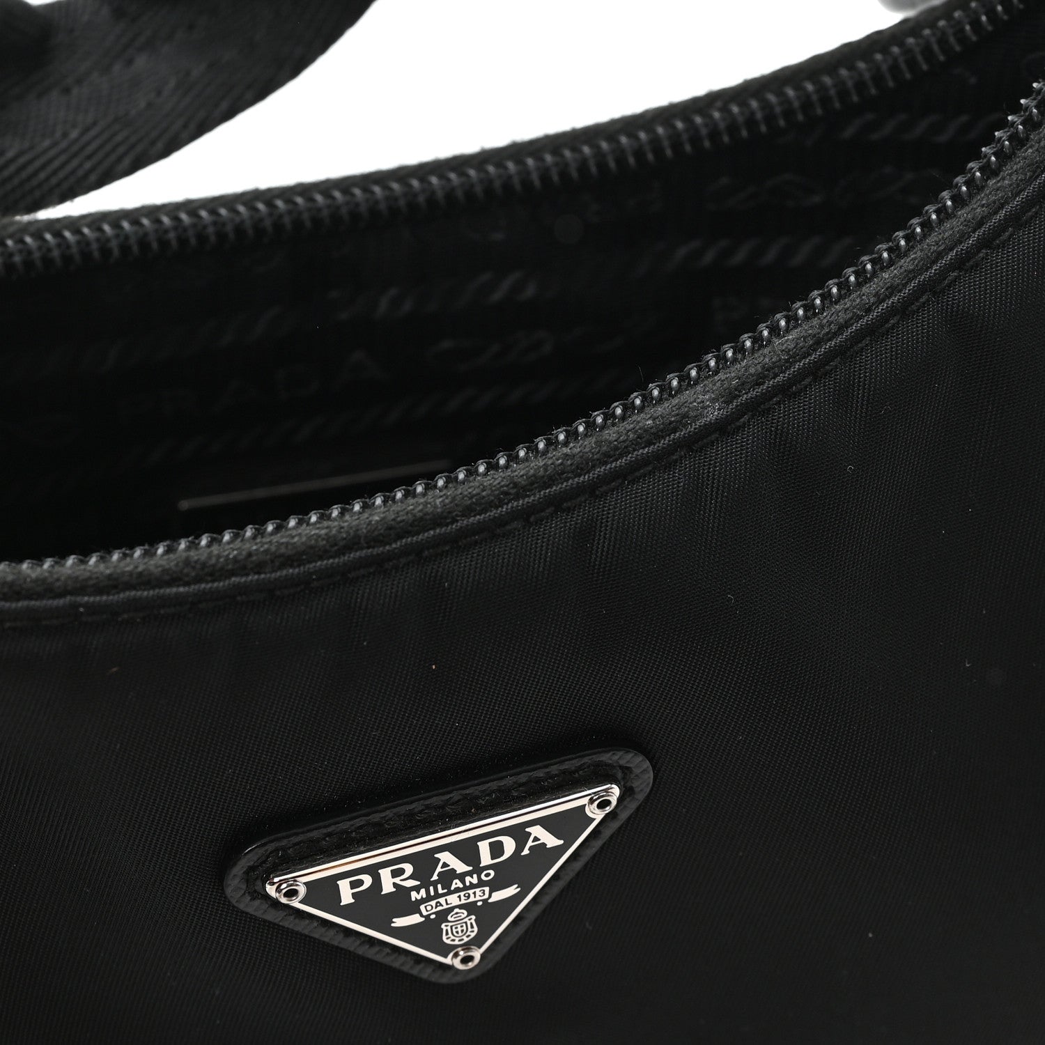 Prada Tessuto Nylon Mini Re-Edition 2000 Bag Black 11 of 11