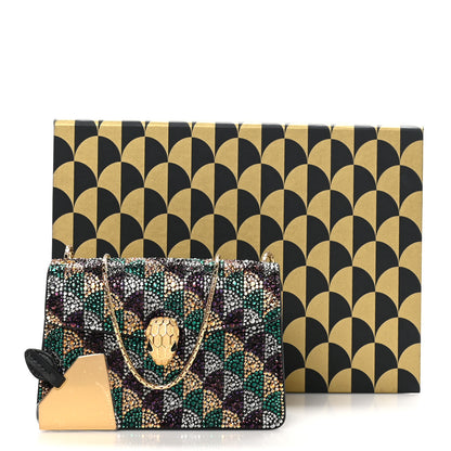 Bulgari Calla Crystal Serpenti Forever Mini Crossbody Bag Multicolor 11 of 11