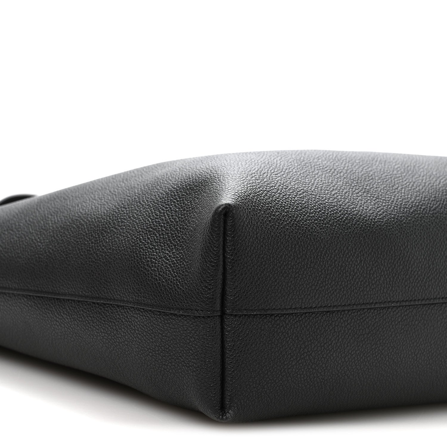 Saint Laurent Calfskin Large Shopping Tote Black 10 of 11