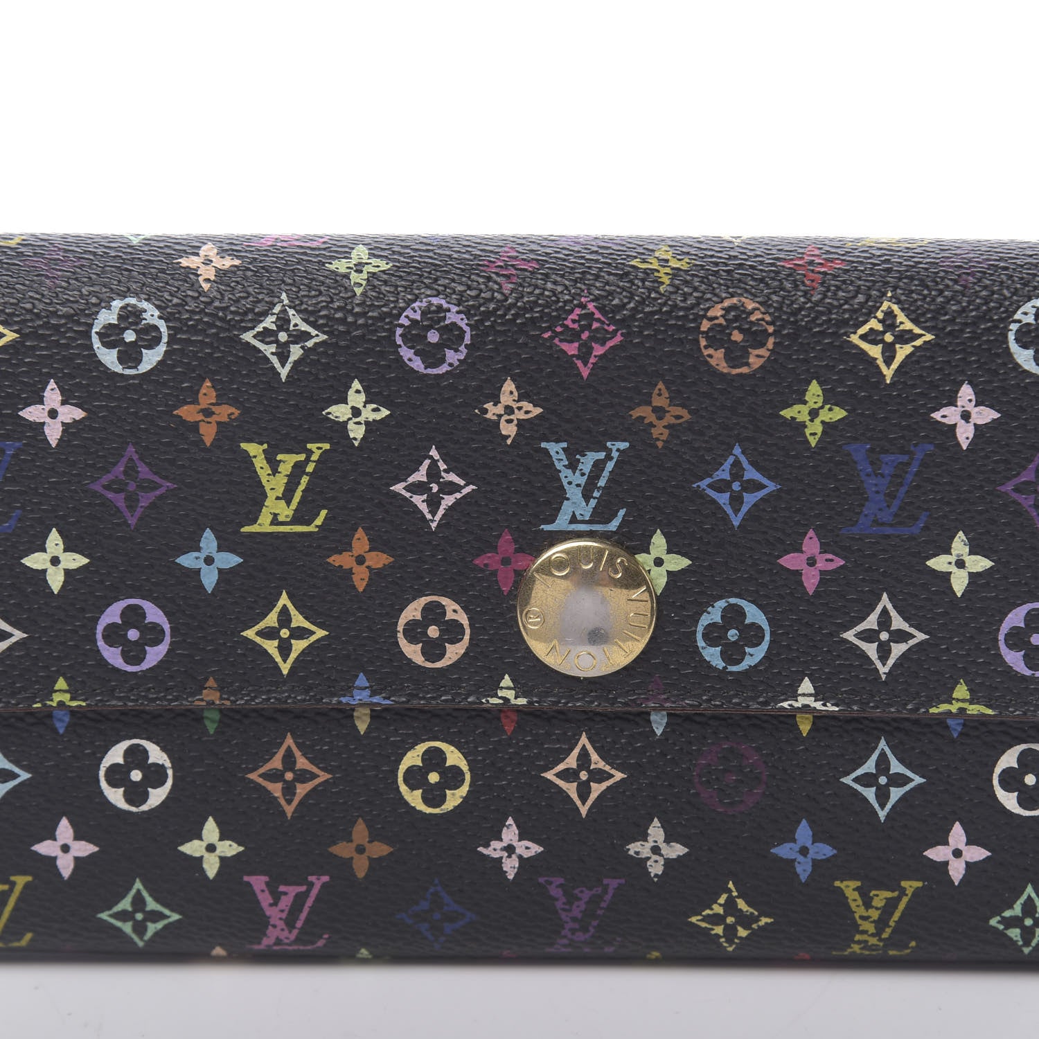 Louis Vuitton Monogram Multicolor Sarah Wallet Black Grenade 12 of 12