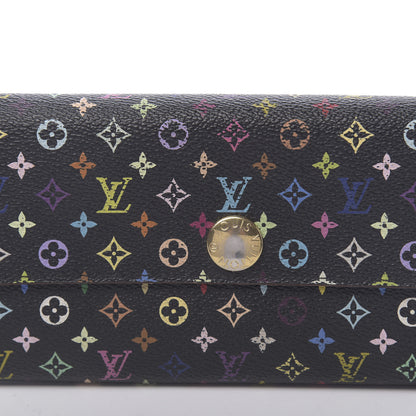 Louis Vuitton Monogram Multicolor Sarah Wallet Black Grenade 12 of 12