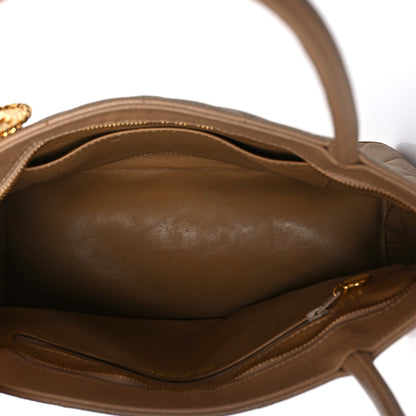 Chanel Caviar Quilted Medallion Tote Beige 5 of 11