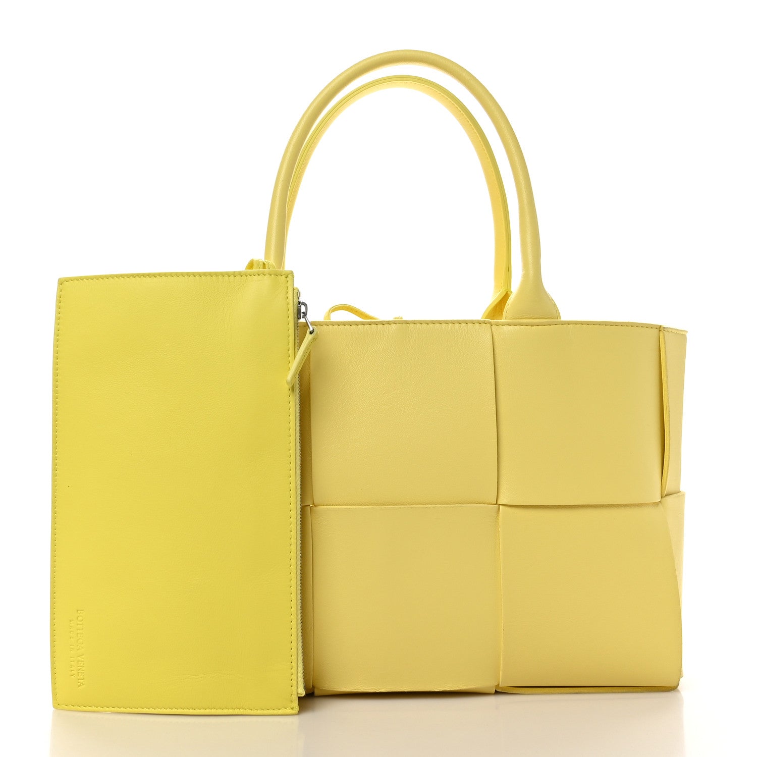 Bottega Veneta Nappa Maxi Intrecciato Small Arco Tote Yellow 3 of 10