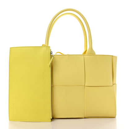 Bottega Veneta Nappa Maxi Intrecciato Small Arco Tote Yellow 3 of 10
