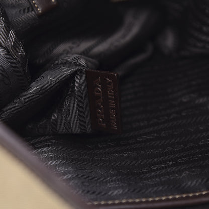 Prada Jacquard Logo Tote Corda Bruciato 7 of 12
