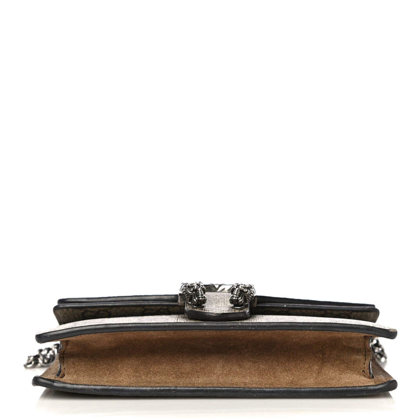 GG Supreme Monogram Super Mini Dionysus Shoulder Bag Taupe