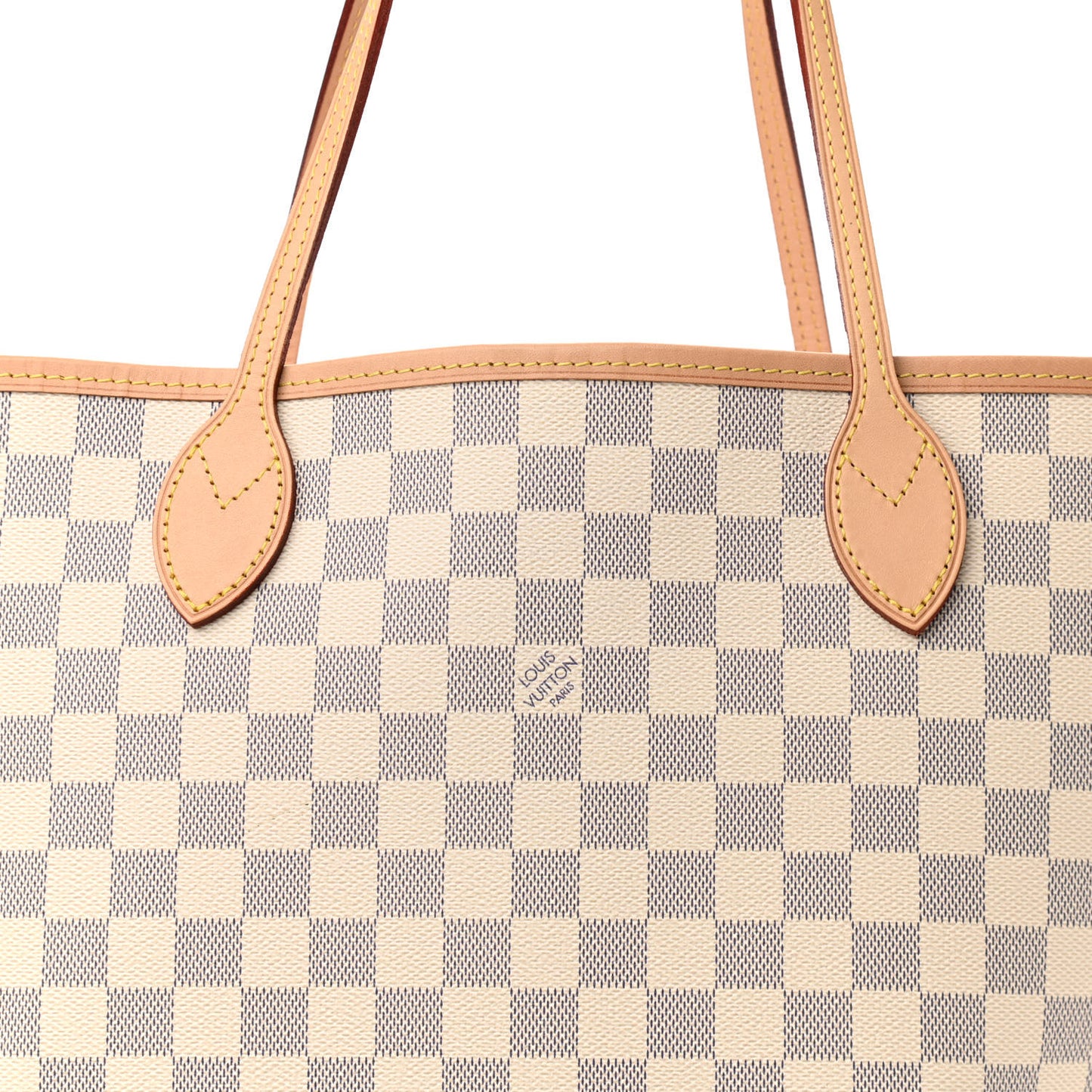 Damier Azur Neo Neverfull MM Rose Ballerine