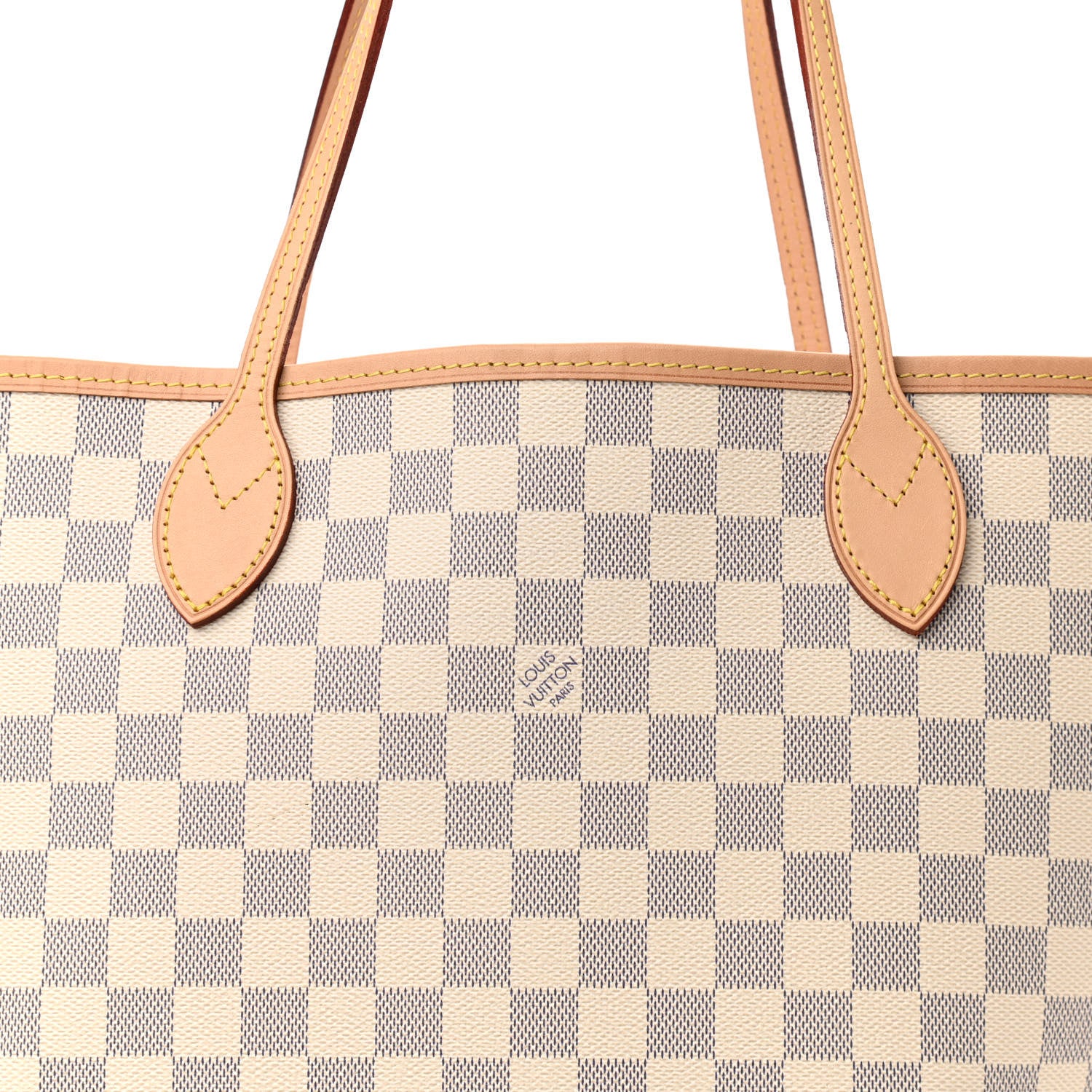 Louis Vuitton Damier Azur Neo Neverfull MM Rose Ballerine 7 of 10