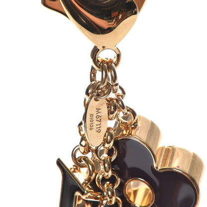 Louis Vuitton Fleur De Monogram Bag Charm Dore 4 of 5