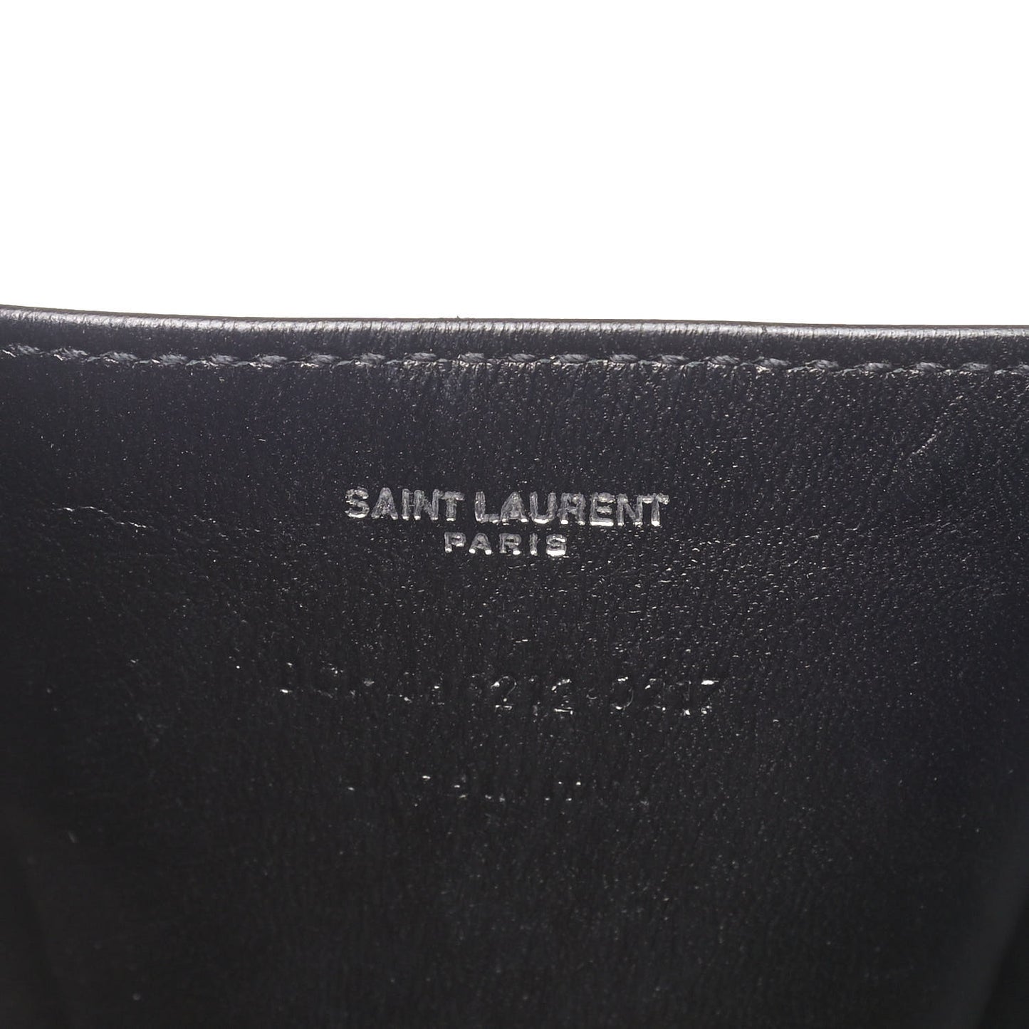Calfskin Crocodile Embossed Monogram Love Box Bag Black
