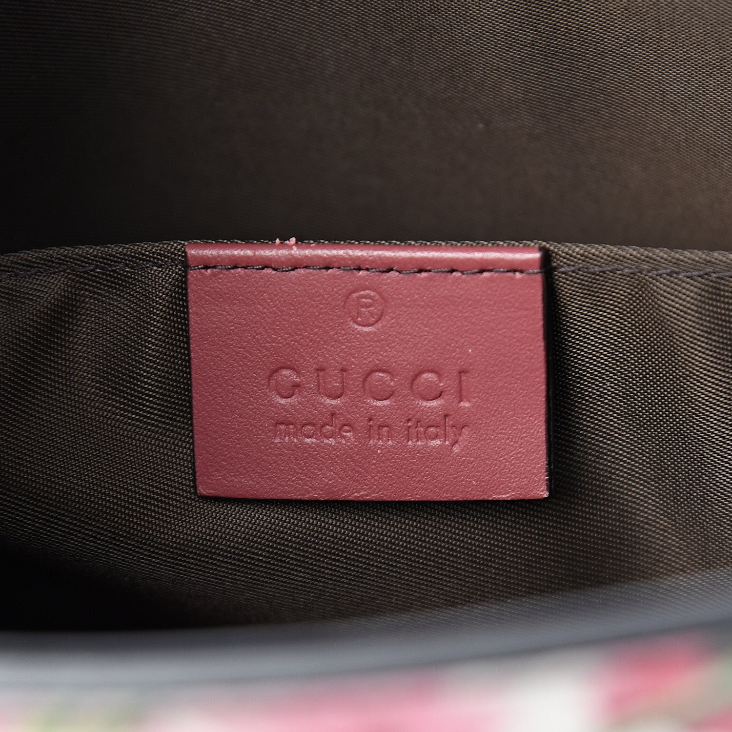 Gucci GG Supreme Monogram Blooms Large Cosmetic Case Beige Multicolor Dry Rose 5 of 7