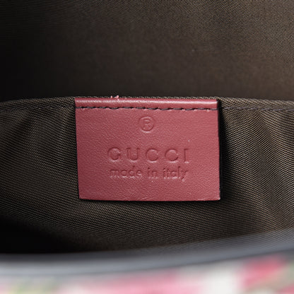 Gucci GG Supreme Monogram Blooms Large Cosmetic Case Beige Multicolor Dry Rose 5 of 7