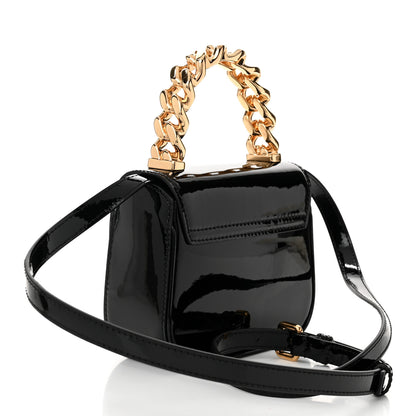 Versace Patent Mini La Medusa Bag Black 3 of 9