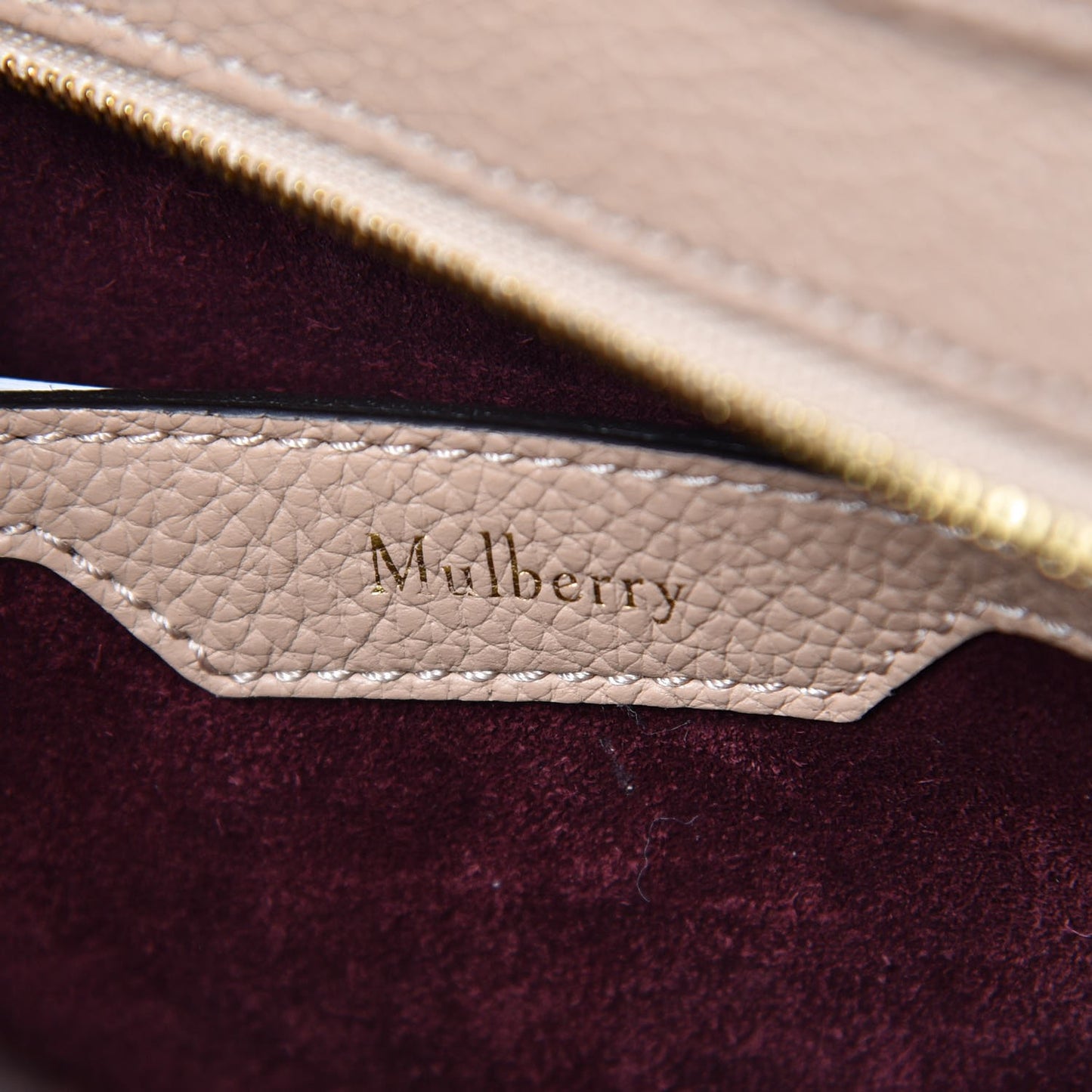 Small Classic Grain Mini Zipped Bayswater Rosewater