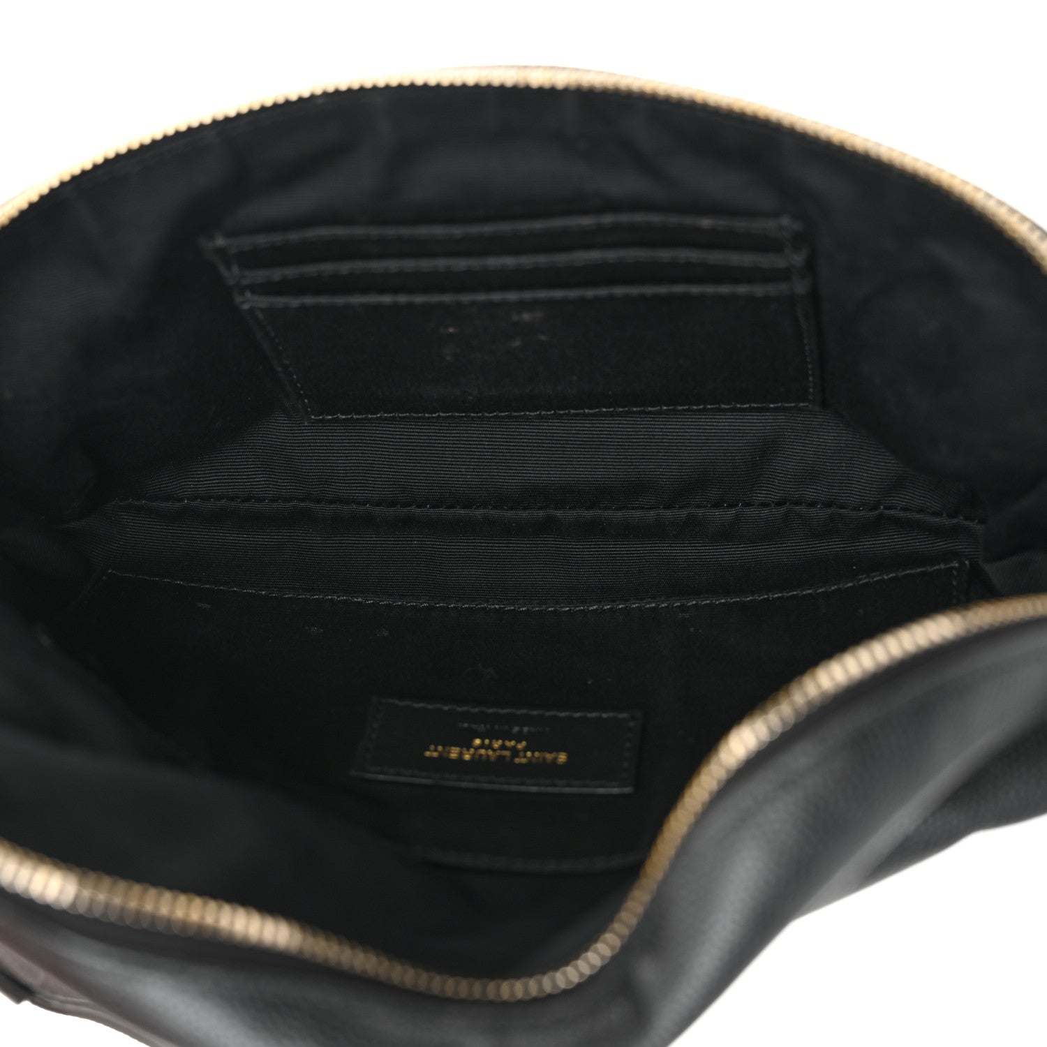Saint Laurent Grain De Poudre Monogram Belt Bag Black 5 of 13