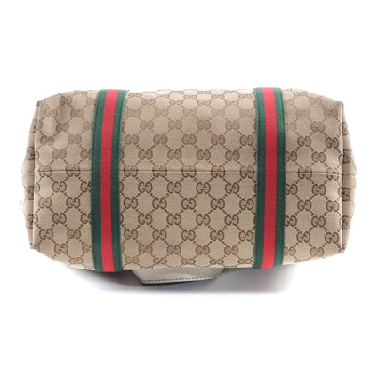 Gucci Monogram Medium Jolicoeur Tote White 4 of 7