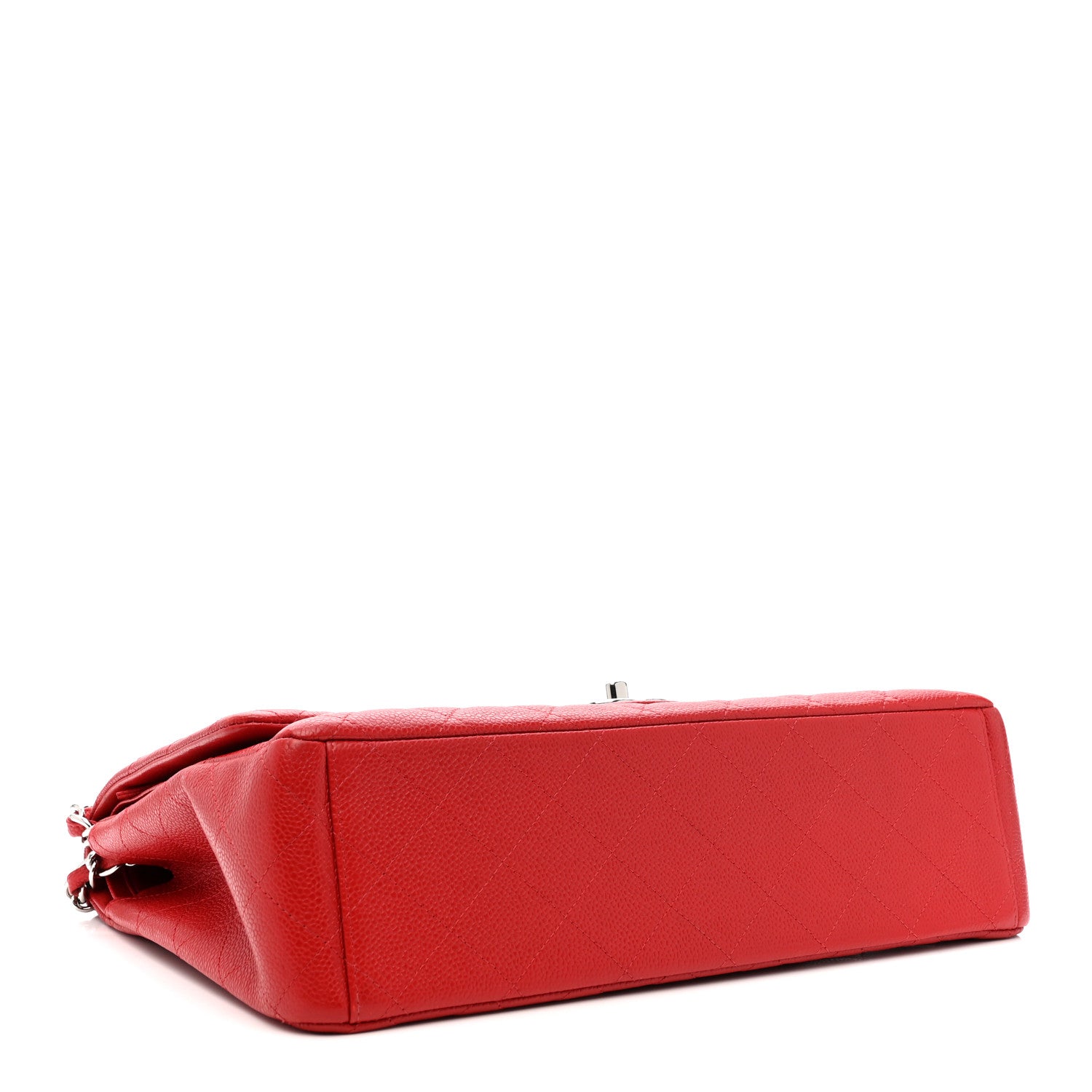 Chanel Caviar Quilted Maxi Double Flap Red 4 of 13