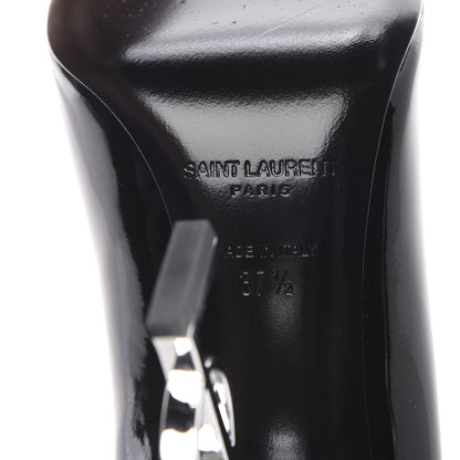 Saint Laurent Patent Opyum 110 Pumps 37.5 Black SIlver 7 of 10