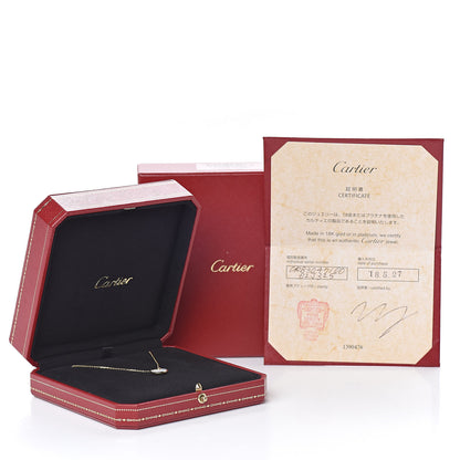 Cartier 18K Yellow Gold Diamond Mother of Pearl XS Amulette de Cartier Pendant Necklace 7 of 7