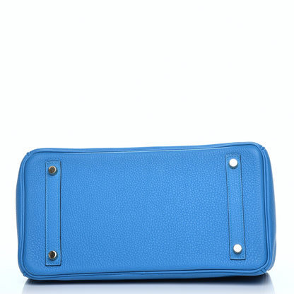 Hermes Togo Birkin 30 Bleu Zanzibar 6 of 27