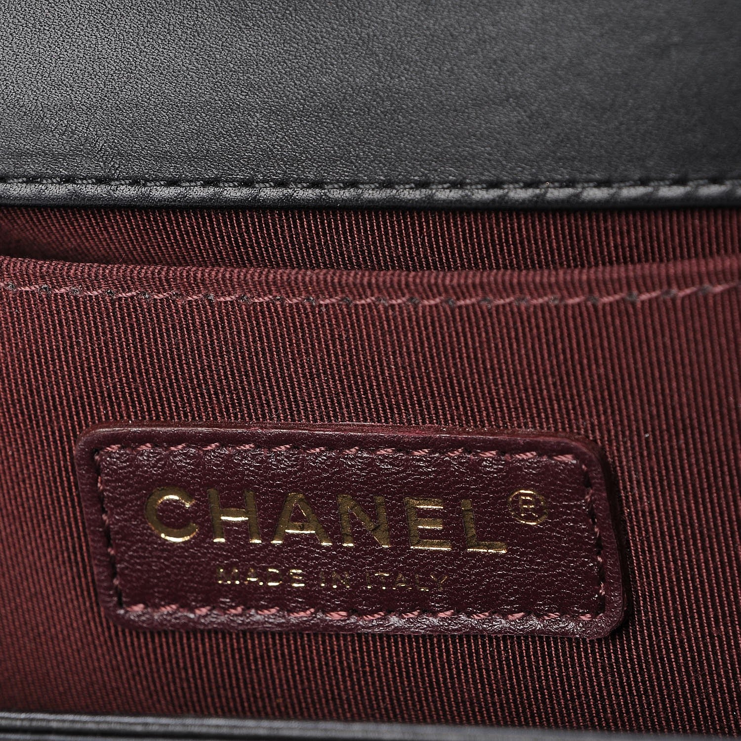Chanel Caviar Suede Calfskin Chevron Medium Boy Flap Black 6 of 13