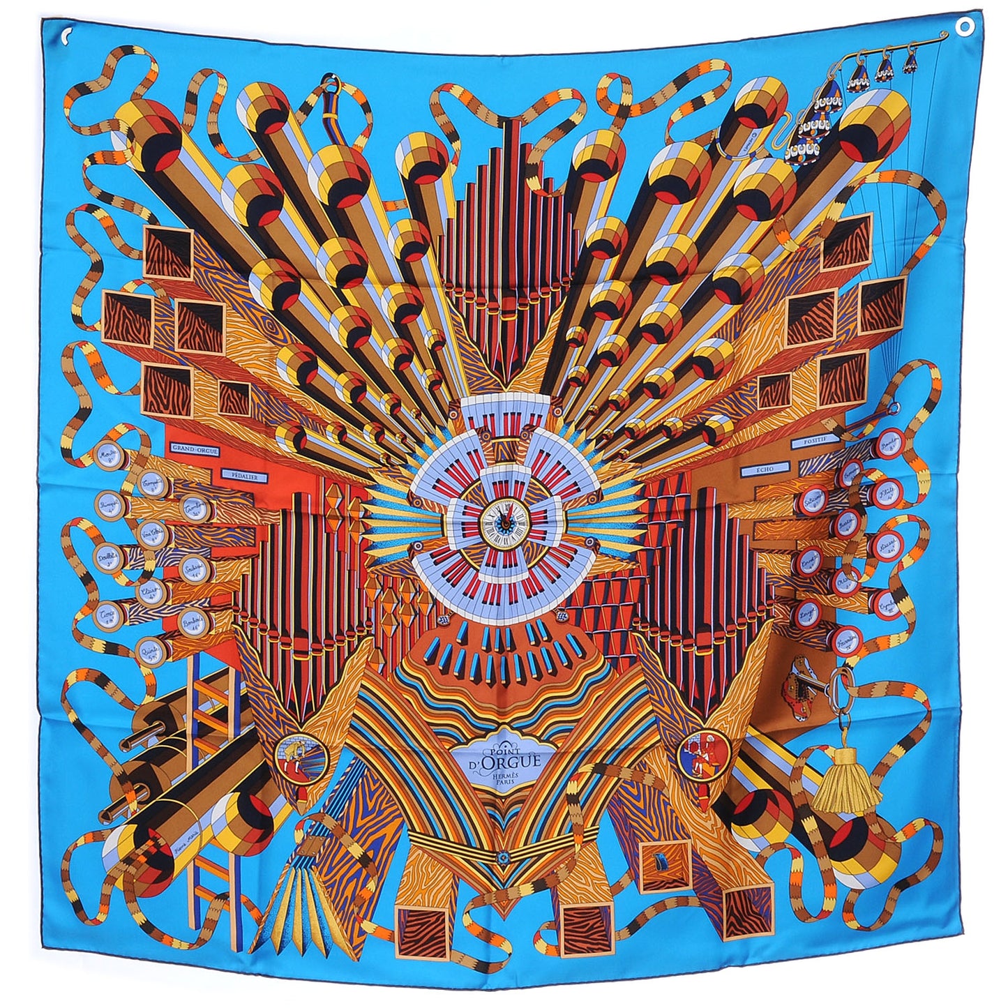 Silk Point D Orgue Scarf 90