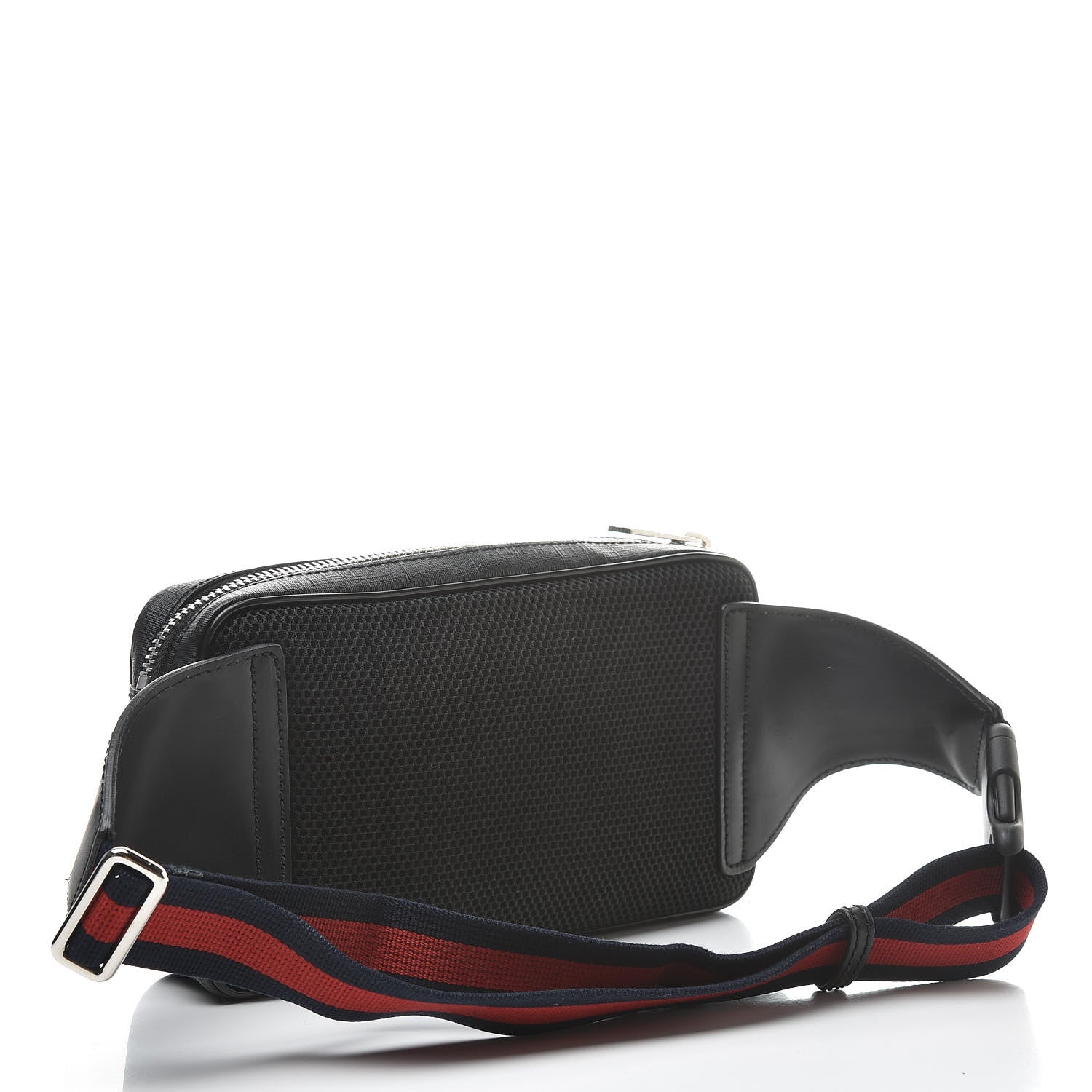 Gucci Soft GG Supreme Monogram Web Belt Bag Black Grey 3 of 10