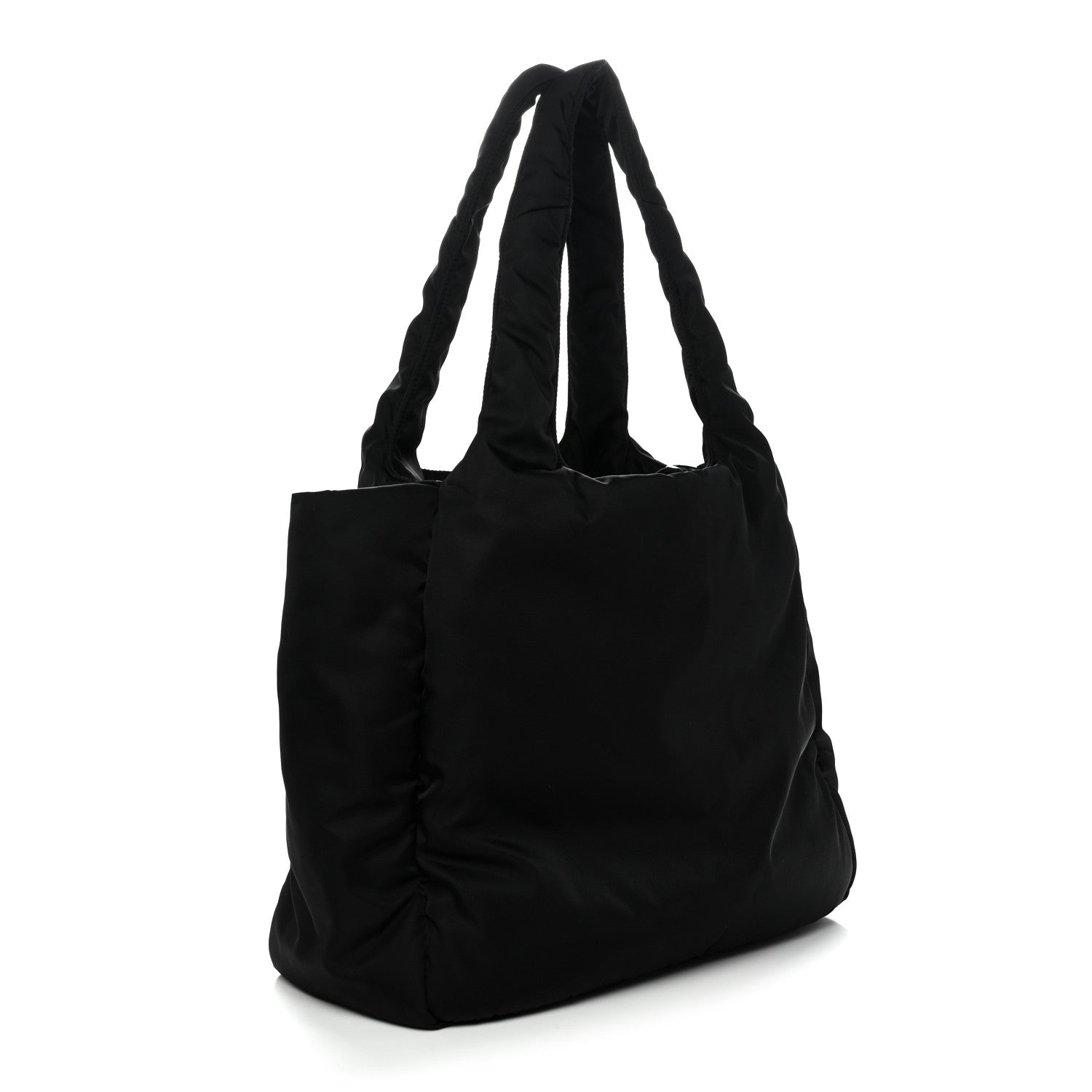 Prada Re-Nylon Padded Large Tote Black 3 of 11