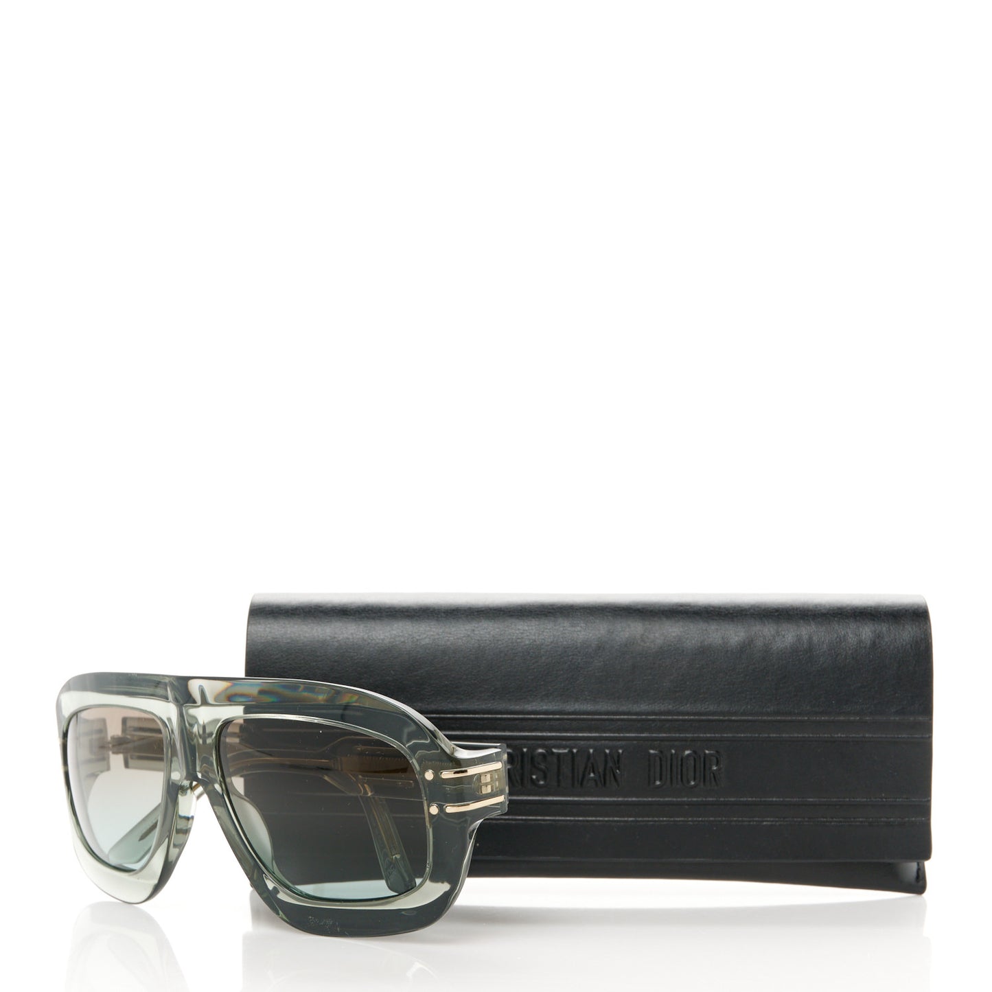 UltraDior Mask Sunglasses Gold Blue