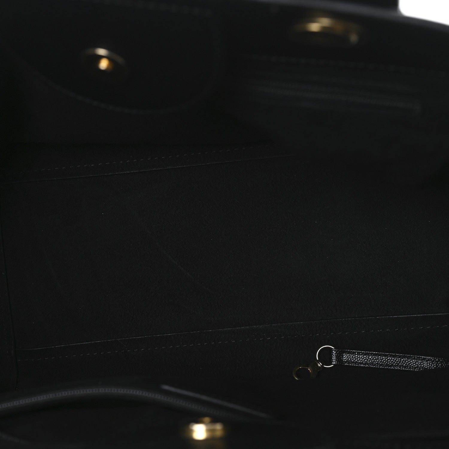 Chanel Caviar Small Studded Deauville Tote Black 5 of 11