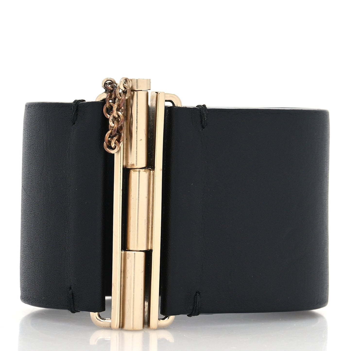 Calfskin CC Wide Cuff M Black