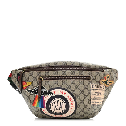 Gucci GG Supreme Monogram Courrier Belt Bag Beige New Acero 1 of 10