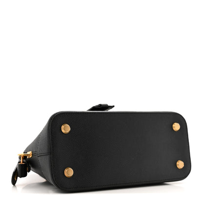 Balenciaga Signature Grained Calfskin Logo S Ville Top Handle Bag Black 4 of 11