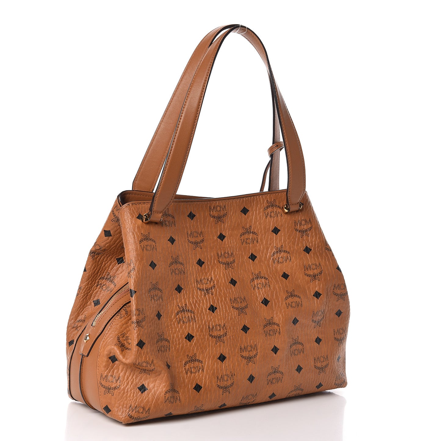 Visetos Large Hobo Cognac